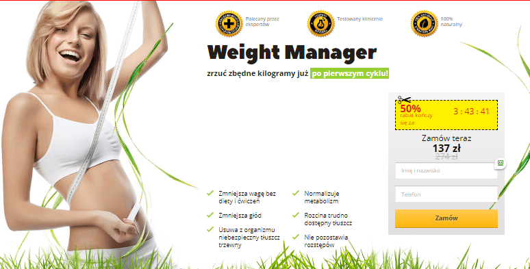 Weight Manager Składniki