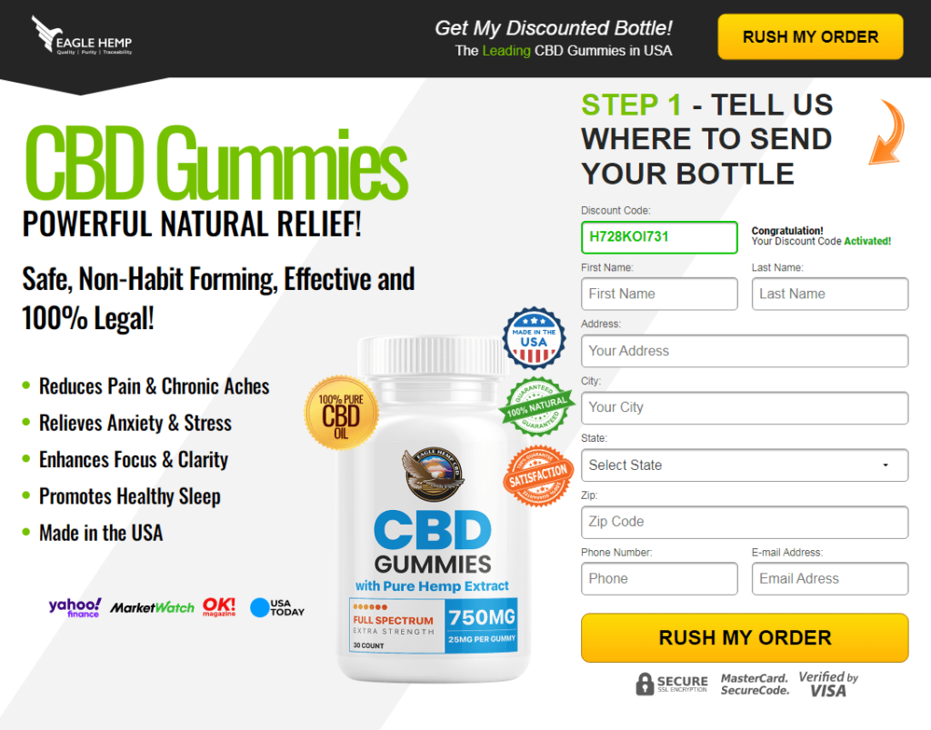 Eagle Hemp CBD Gummies Reviews,Price,Amazon,Legit or scam,Stock
