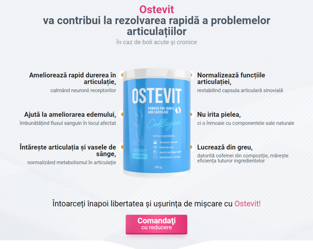 Ostevit : Pudra, Recenzii, Preț, lucrări, Ingrediente, Beneficii ...