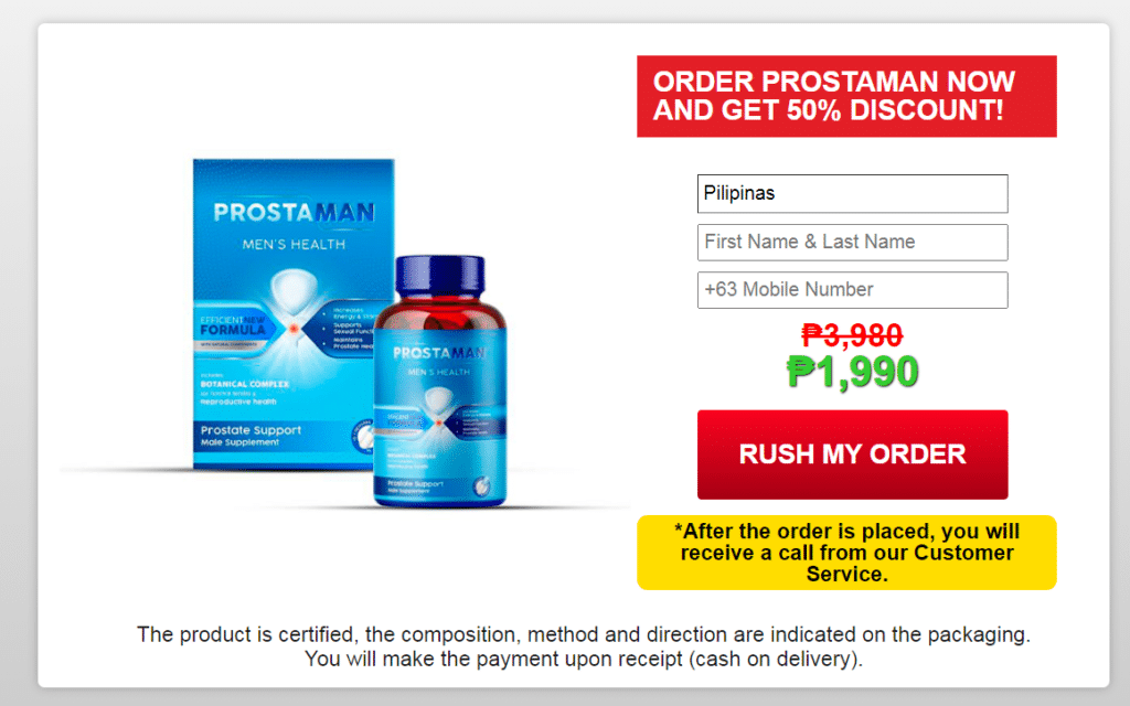 Prostaman for prostate